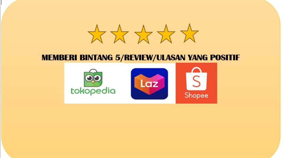 Memberi Review - Review /ranting/ulasan dan bintang 5 - 1