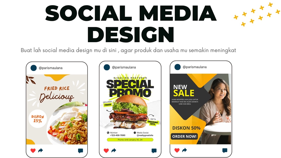 Jasa Desain Banner Instagram Promosi Makanan dan Diskon, Desain Banner Online Keren dan Unik untuk Bisnis