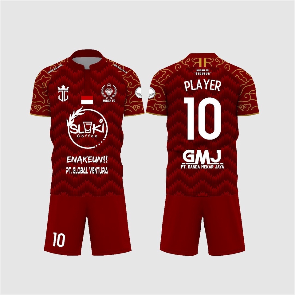 Desain Kaos & Motif - Custom Jersey Sablon Printing - 6