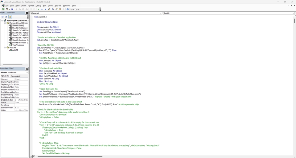 Desktop Application - Excel VBA Macro implementation - 3