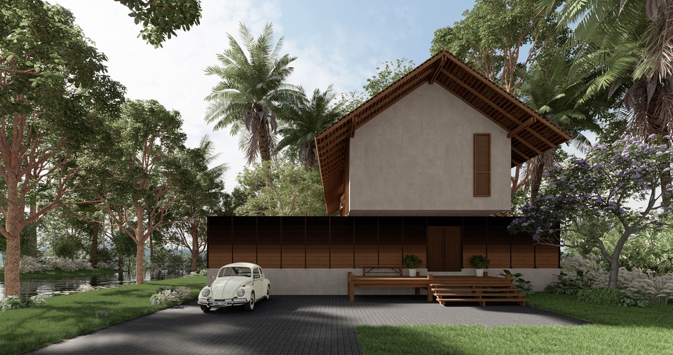 3D Perspective - 3D Perspective Render Exterior , Interior - 4