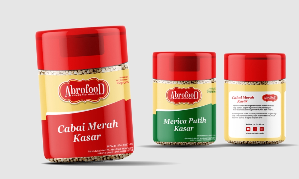 Label & Kemasan - DESAIN LABEL MAKANAN. DESAIN STIKER LABEL , PACKAGING DESIGN - 4