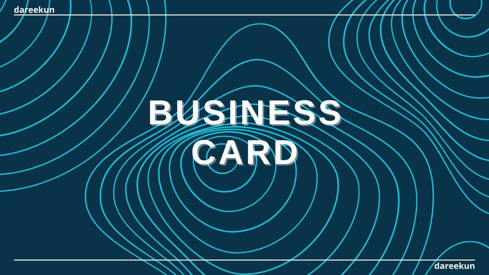 Digital Printing - Desain Kartu Nama Kilat - 1