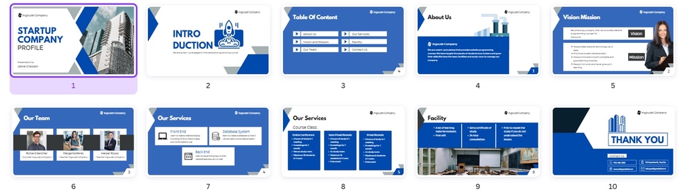 Presentation - Thai & English Infographic Professional Presentation - 13