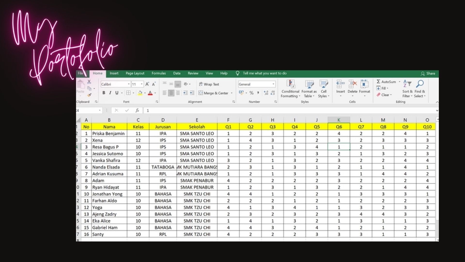 Entri Data - Entry Data Excel - 4