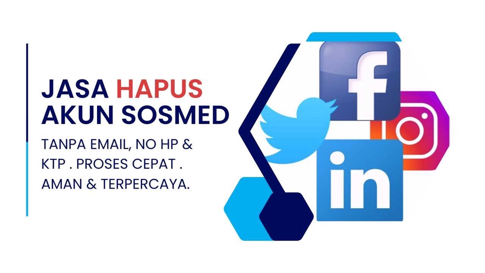 Jasa Lainnya di Gaya Hidup - JASA HAPUS AKUN FB , IG , TWITTER DLL ( DI HACK / LUPA SANDI )