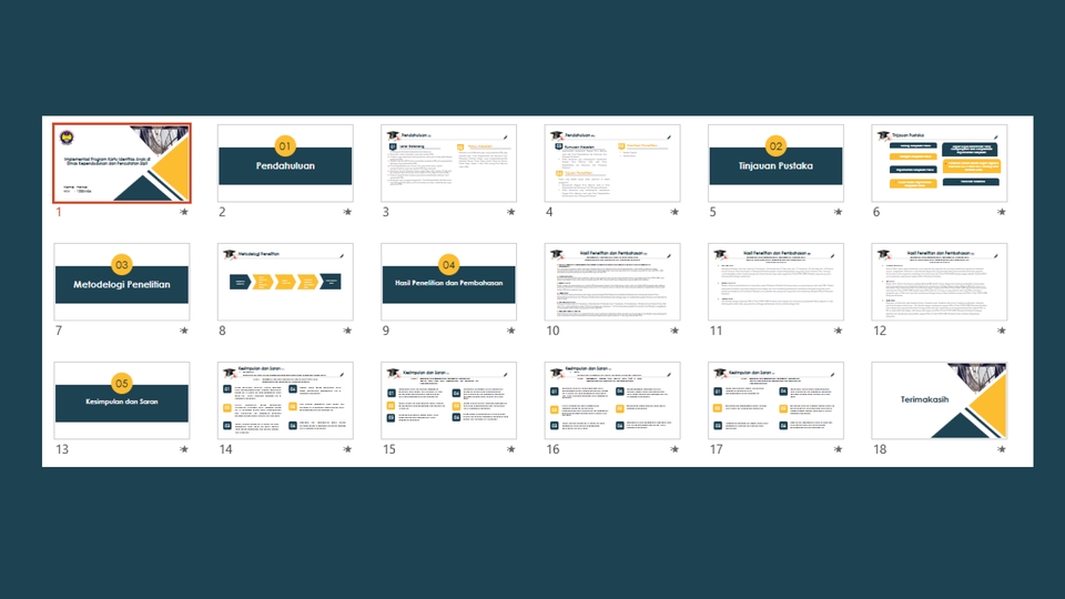 Presentasi - Desain Presentasi Profesional Template dan Animasi 1-2 Hari Selesai - 3