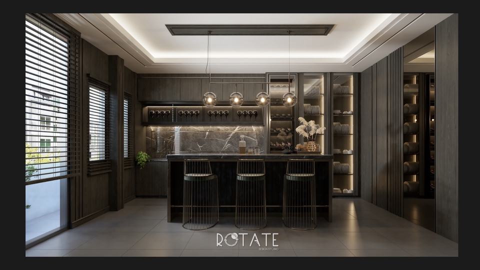 ทำภาพ 3D perspective Interior, แบบภายใน