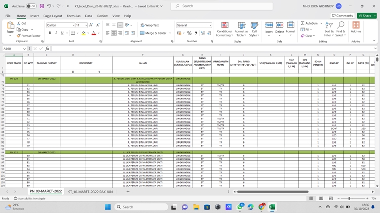 Entri Data - Data Entry Microsoft  Office - 2