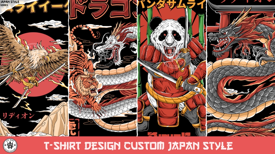 Desain Kaos & Motif - DESAIN KAOS CUSTOM JAPAN STYLE / MECHA - 5