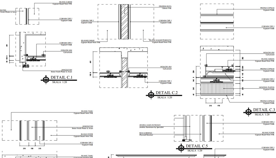 CAD Drawing - Desain dan Gambar CAD 2D - 11