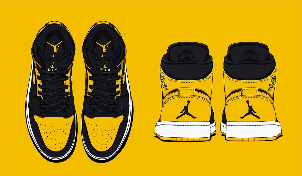 Gambar dan Ilustrasi - Vector art Shoes Detail - 3