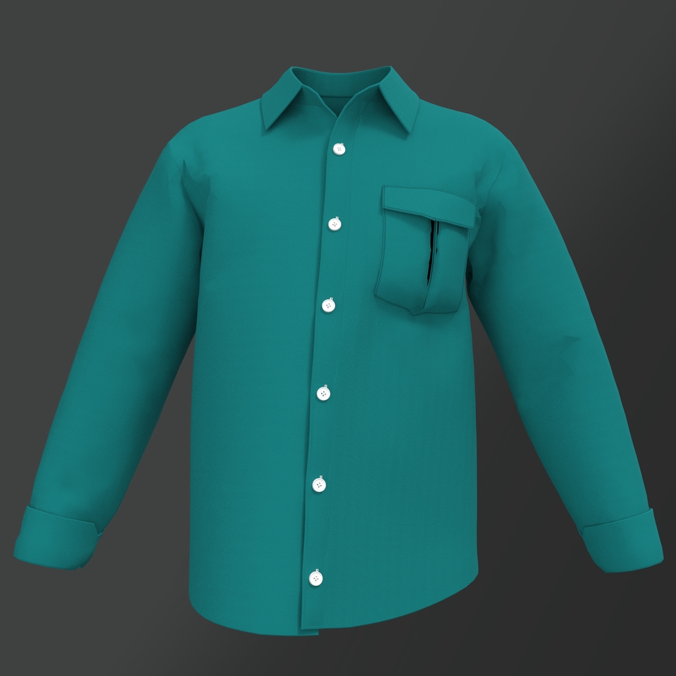 render produk pakaian dengan clo3d