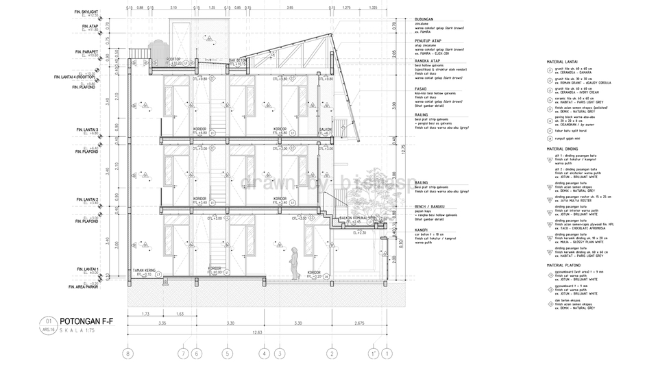 CAD Drawing - Gambar Kerja/DED/Cad Drawing Arsitektural - 3