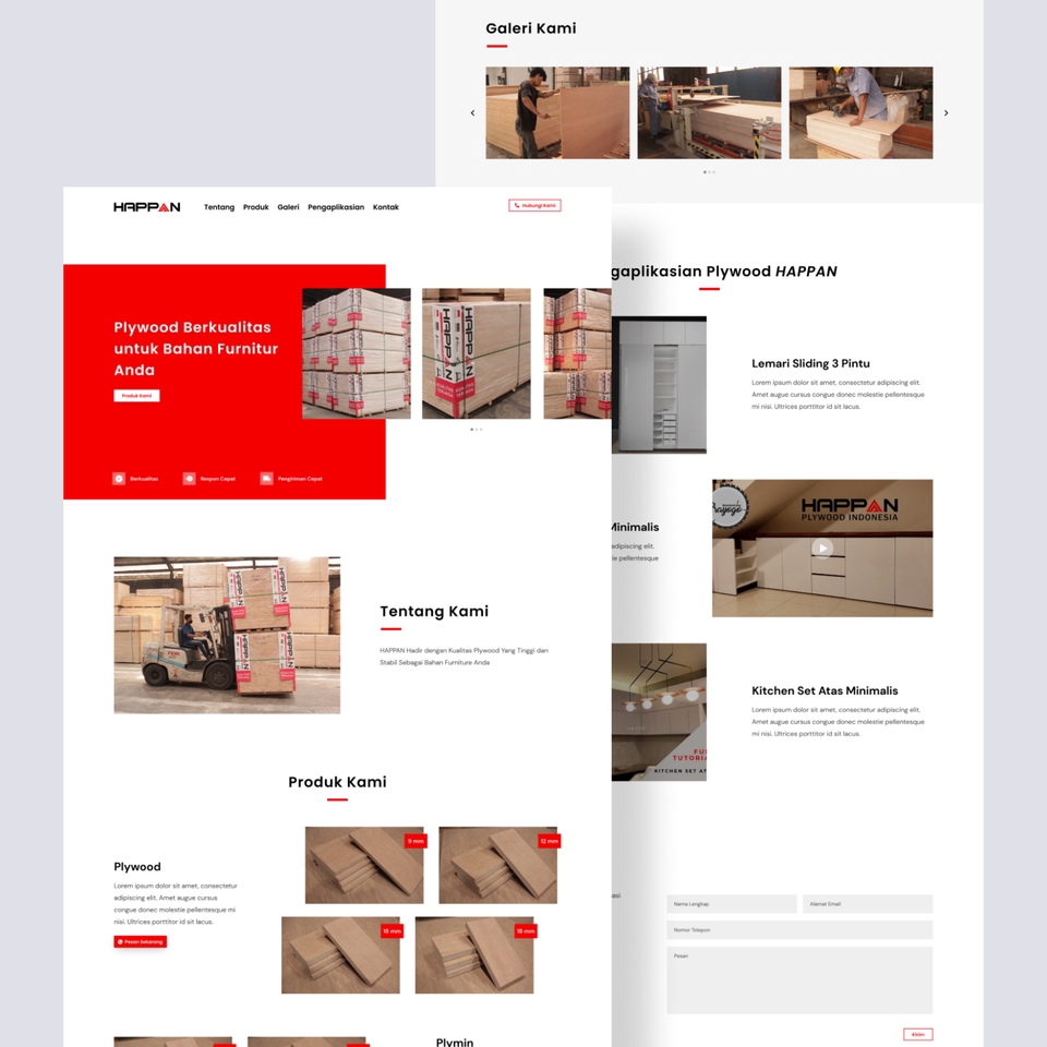 Jasa pembuatan website profesional dan terpercaya, desain website custom, dan website toko online.