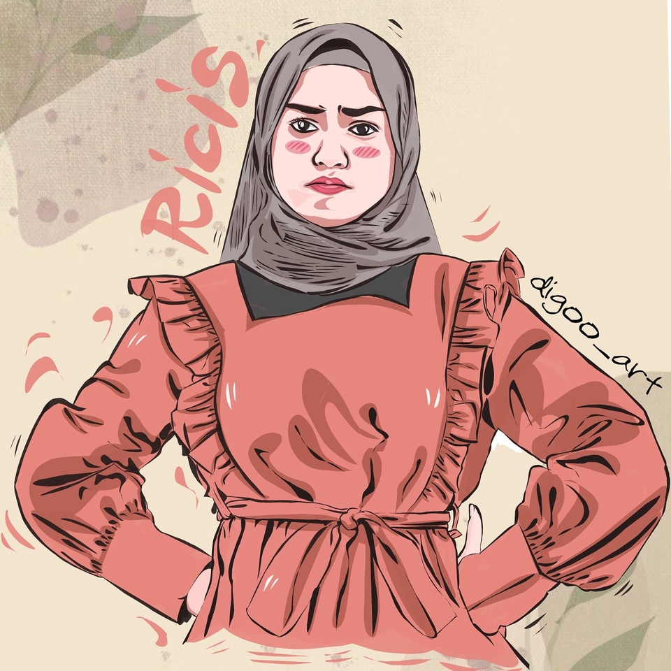 Ilustrasi Wajah Kartun Wajah Vector Wajah