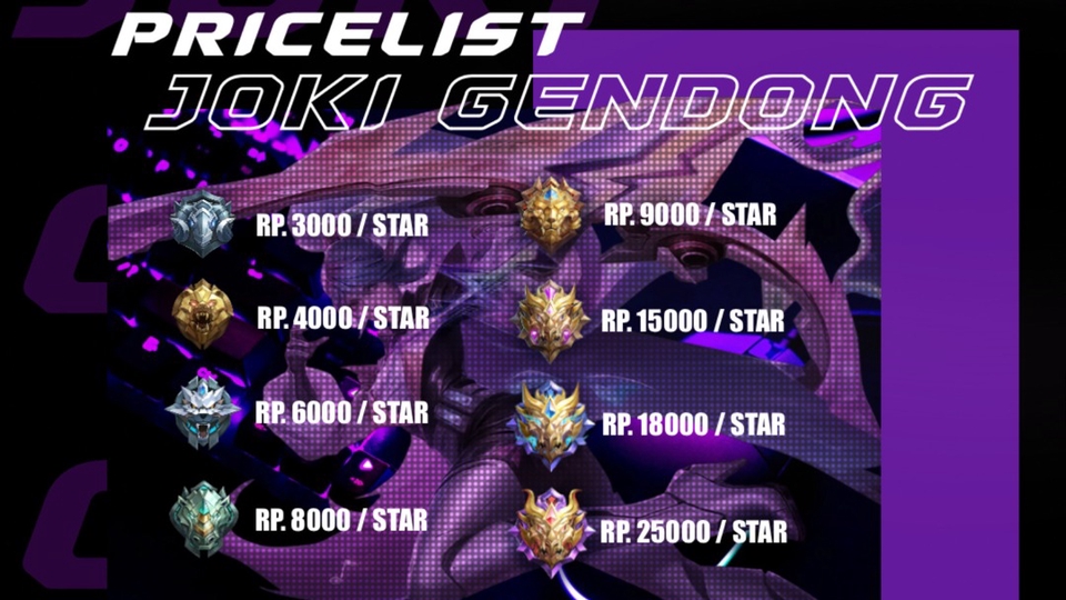 Gaming - JOKI MOBILE LEGENDS & MABAR MOBILE LEGENDS (Up Rank Dengan Sekejap) - 3