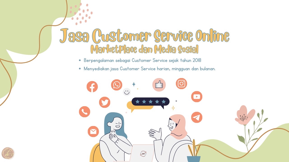 Admin Web & Page - Jasa Customer Service Harian, Mingguan, Bulanan - 1