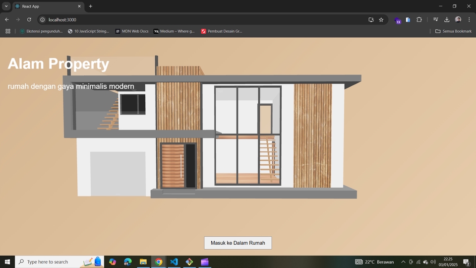 Web Development - Aplikasi web Visualisasi Property 3D Interaktif - 4