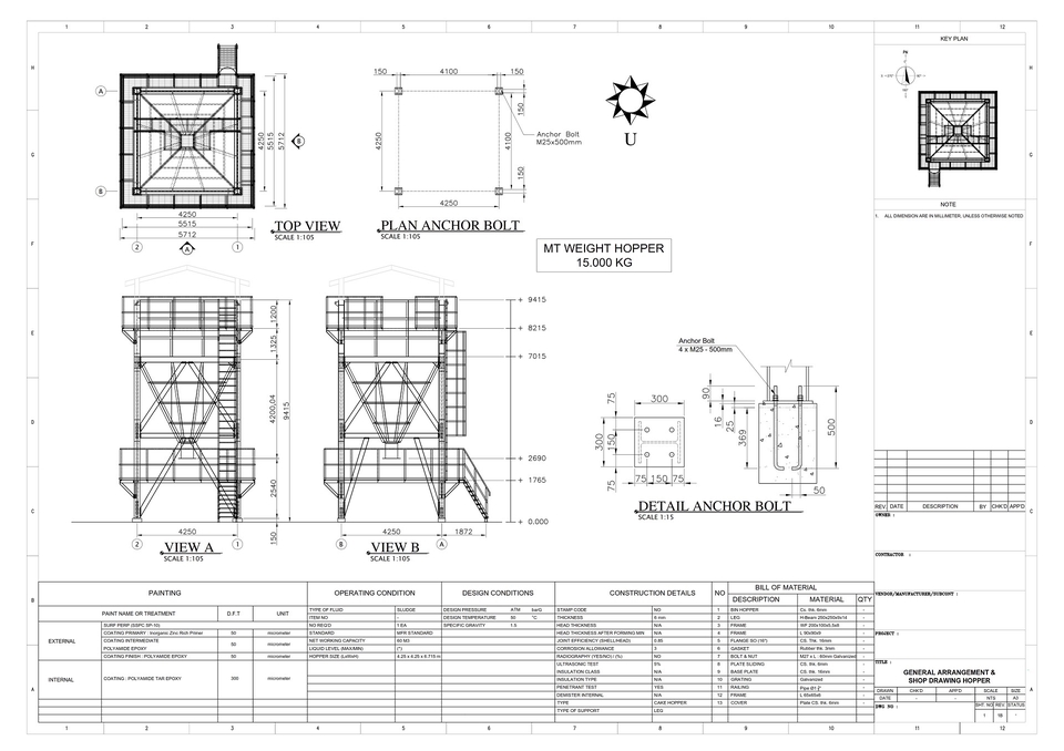 CAD Drawing - Design Steel Structure Cad Drawing - 6