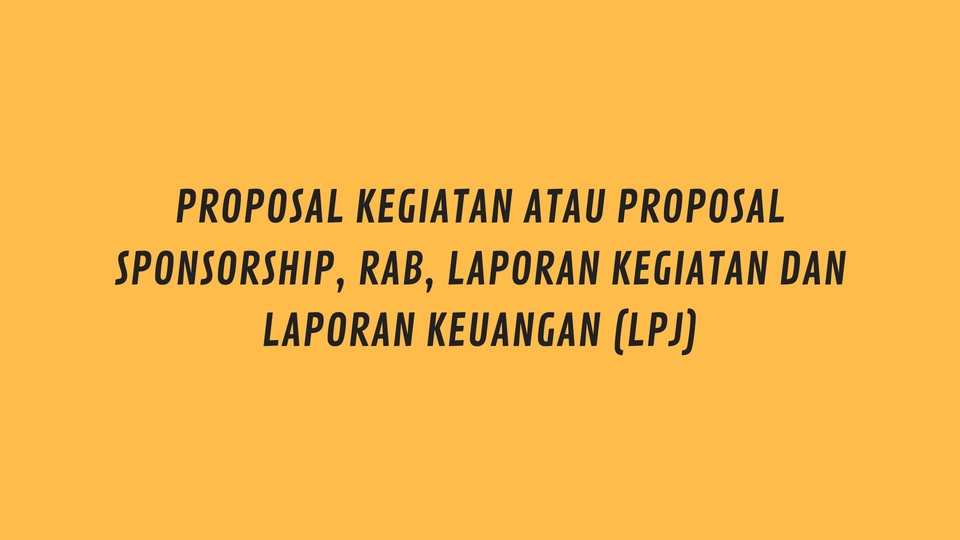 Akuntansi dan Keuangan - Pembuatan Proposal dan Laporan Keuangan (RAB) - 3