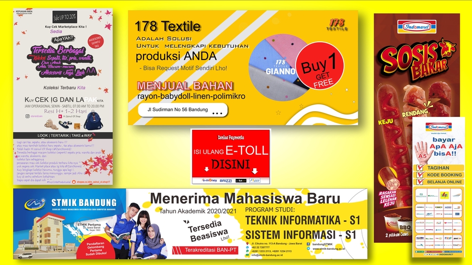 Digital Printing - Desain Flyer, Brosur, Banner, dll - 1