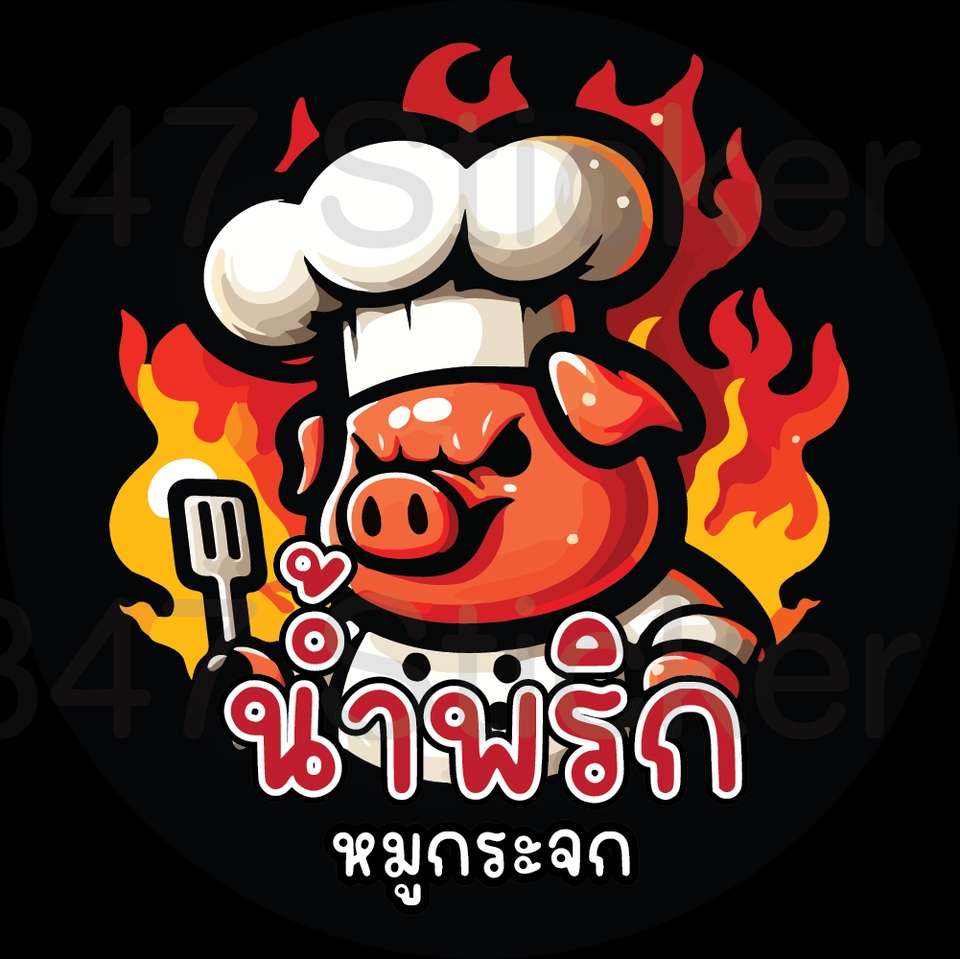 ออกแบบสติ๊กเกอร์ รับออกแบบสติ๊กเกอร์ ออกแบบสติ๊กเกอร์ติดรถยนต์ สติ๊กเกอร์ สัตว์ น่ารัก 猪