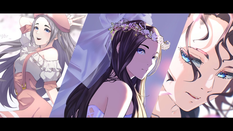 Ilustrasi anime wanita dengan gaya digital, cocok untuk kebutuhan desain ilustrasi