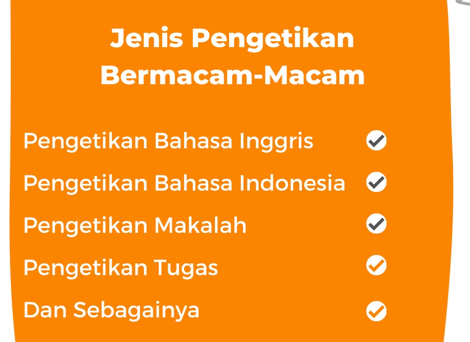 Pengetikan Umum - JASA PENGETIKAN ULANG, CEPAT, RAPI , Akurat & Detail  - 2