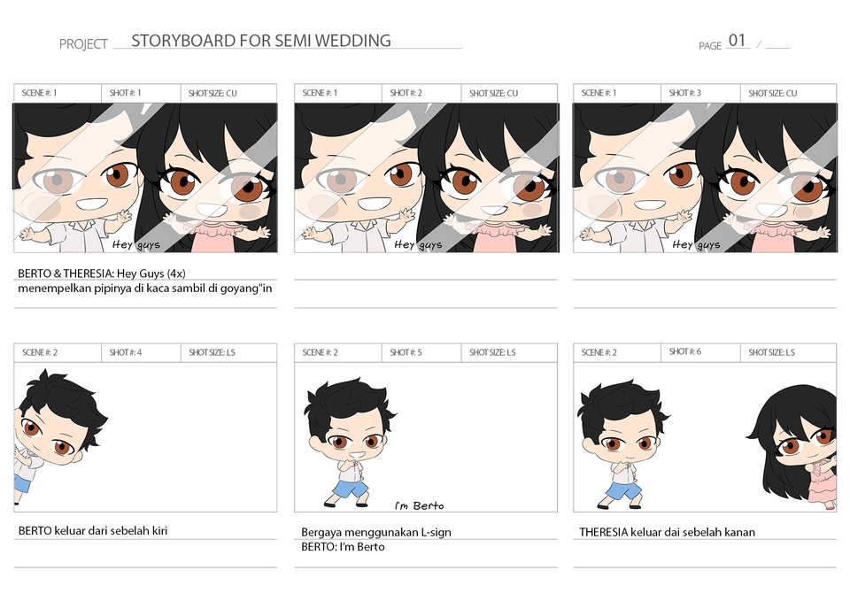 Gambar dan Ilustrasi - Storyboard For Animation, Film, Music Video, Advertisement. - 8