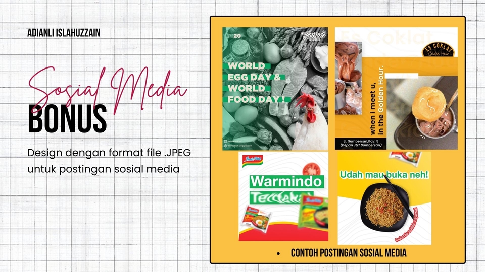 Banner Online - Banner Produk Usaha Minuman dan Makanan - 7