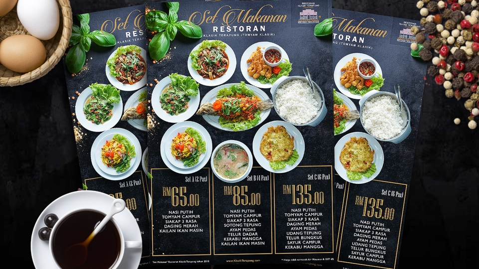 Desain Menu Minuman Makanan Resto Kuliner Revisi Unlimited