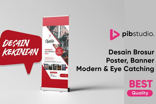 Jasa Desain Banner Online, Template Keren dan Unik - Desain Brosur, Banner, Poster & Sosial Media, dll Sesuai Kebutuhan - Kualitas Premium