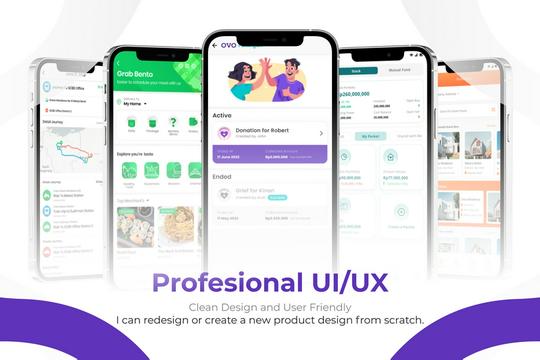 Profesional UI/UX Design and Research Product for Android & IOS