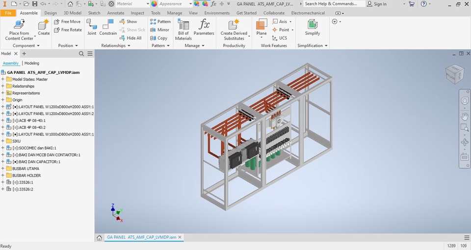 CAD Drawing - DESIGN LISTRIK DAN PANEL - 4