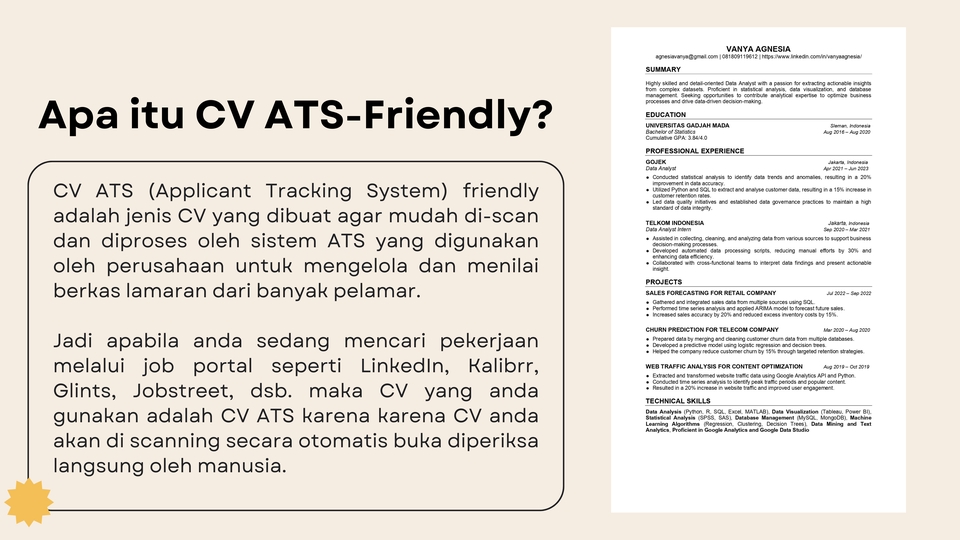 Portfolio & Resume - JASA PEMBUATAN CV ATS FRIENDLY - 2