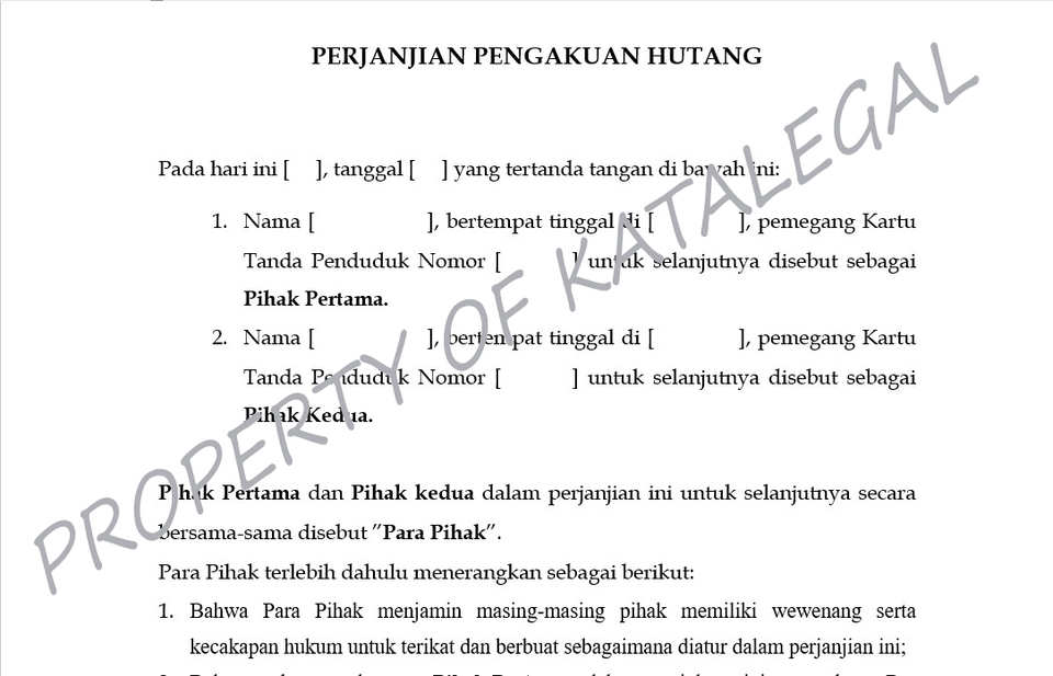 Hukum - JASA REVIEW & DRAFTING PERJANJIAN - 2