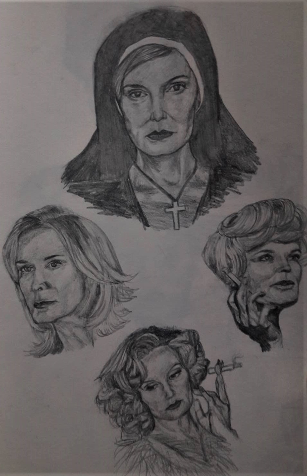 วาดภาพเหมือน Portrait - วาดภาพเหมือนคนขาวดำคลาสสิค - 7