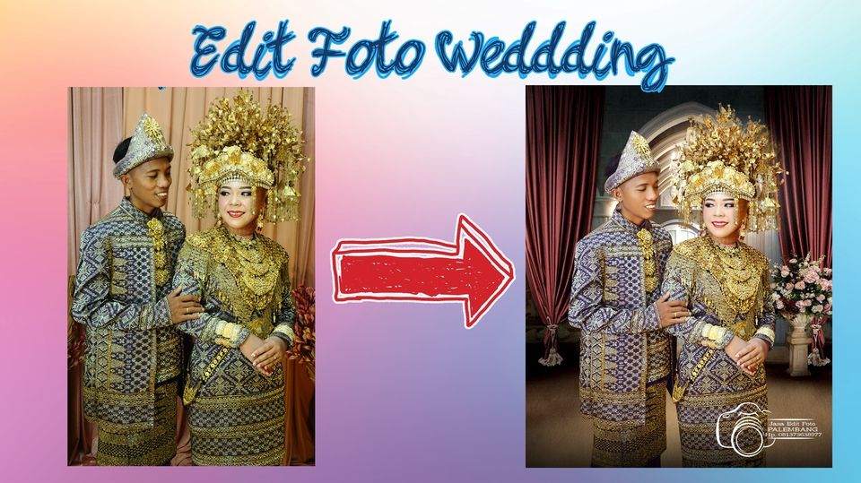 Edit Gambar & Photoshop - Editing photo (photo pernikahan, Remove Background, Dll) - 5