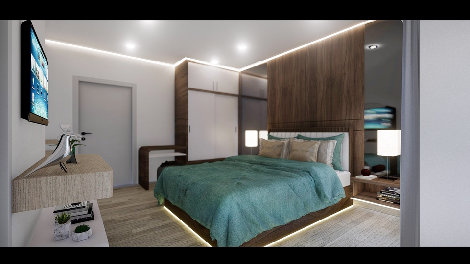 3D Perspective - 3D INTERIOR PERSPECTIVE และ 3D EXTERIOR PERSPECTIVE / ออกแบบ Interior / ขึ้นโมเดล 3D - 2