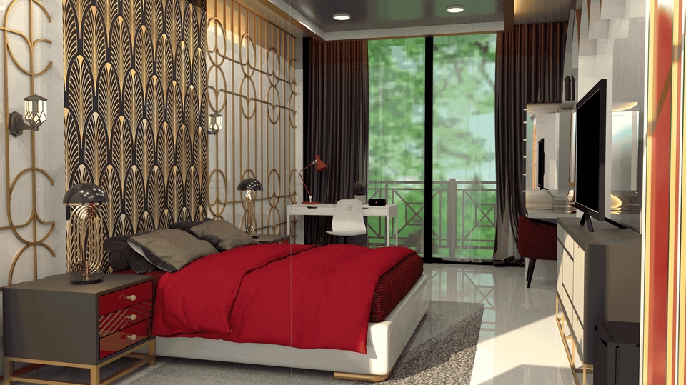 รับออกแบบ Interior Design / Perspective 3D / รับเขียนแบบภายใน