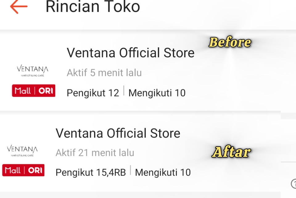 Tambah Followers - JASA FOLLOWERS SHOPEE PERMANEN NON DROP ANTI BANNED - 5