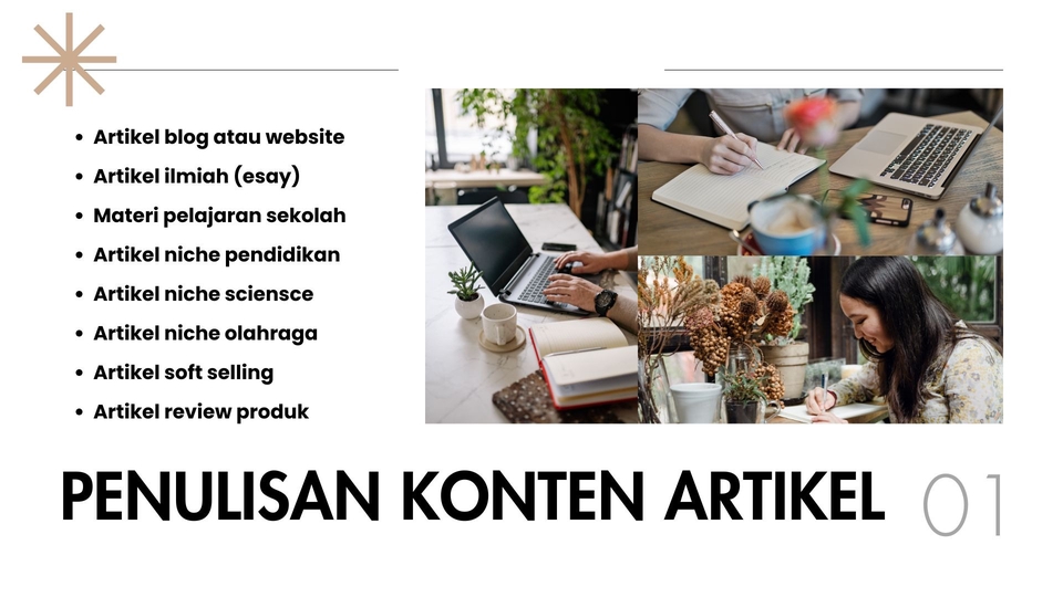 Jasa Penulis Artikel Berkualitas dan Bergaransi - Penulisan konten artikel 300 kata 1 hari jadi