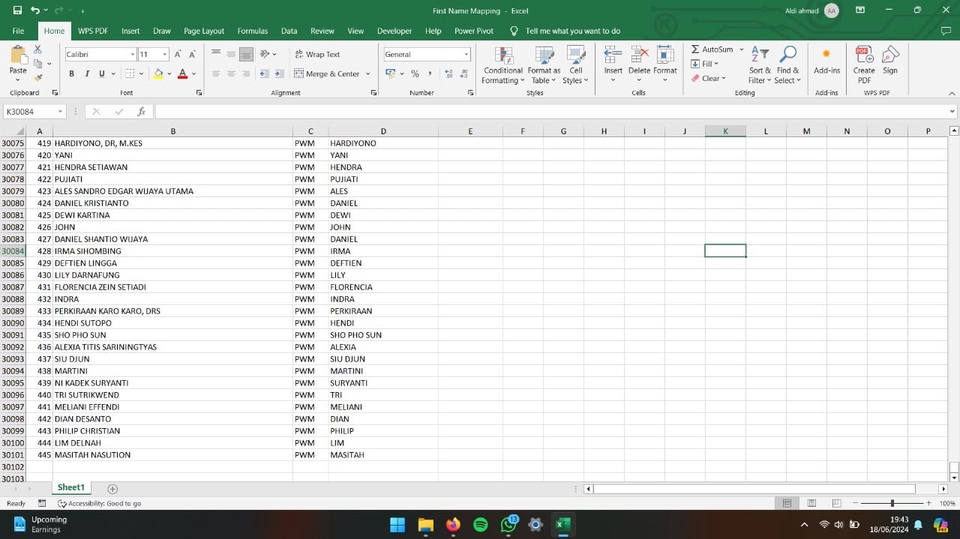 Jasa input data excel online, masuk data di spreadsheet, input data ke excel, data entry excel