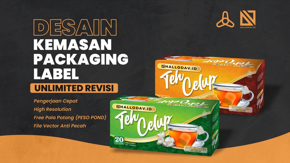 Desain Kemasan / Packaging Premium Detail