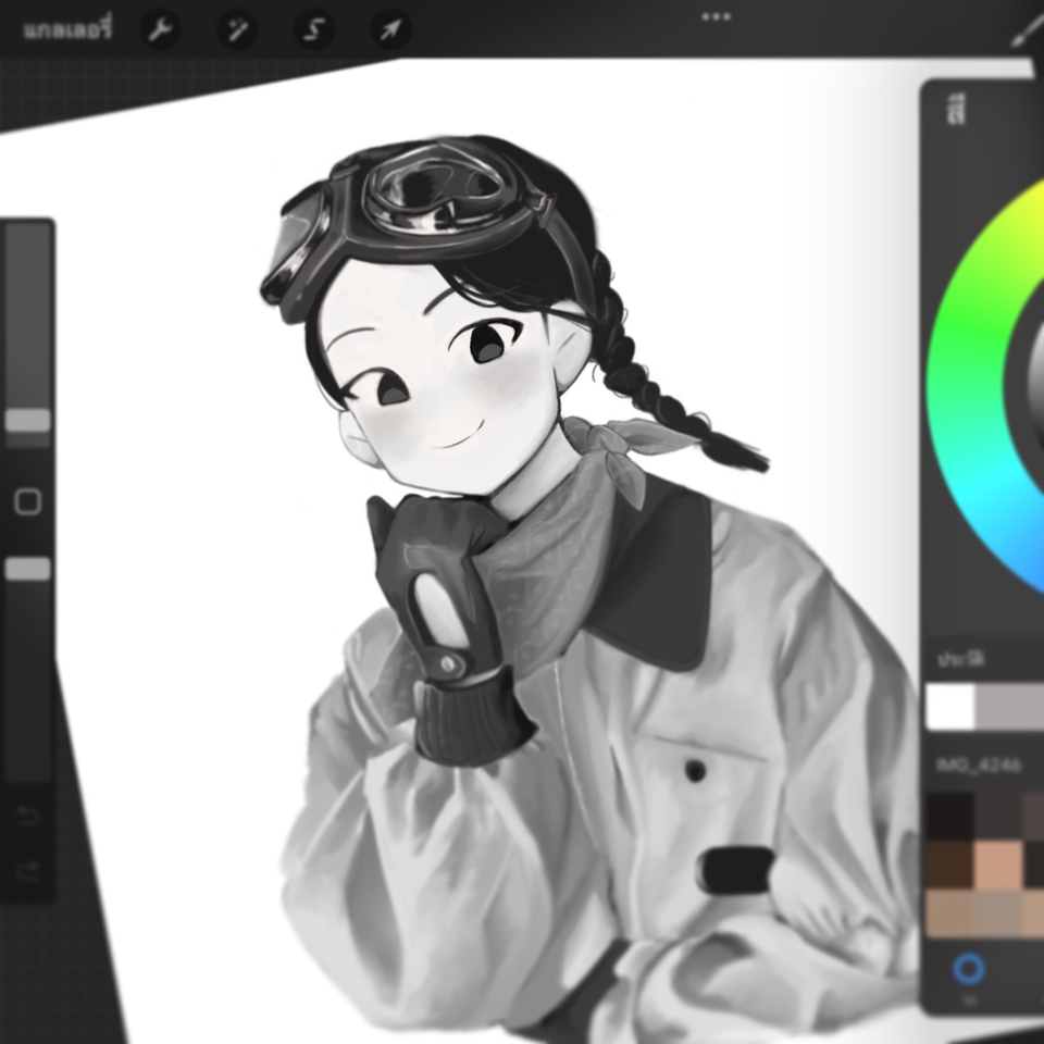 รับวาดภาพประกอบดิจิตอลเพ้นท์ สไตล์การ์ตูนน่ารัก