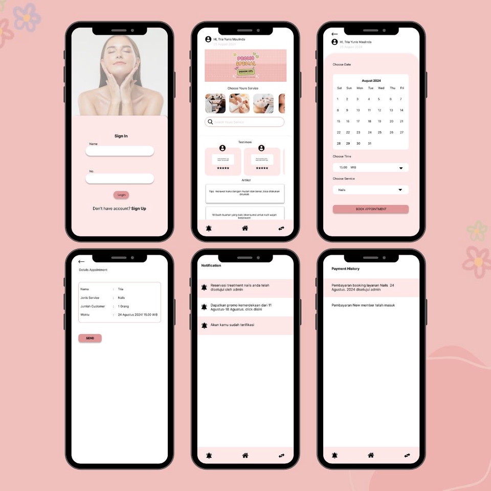Pembuatan UI/UX Design Mobile app image.
