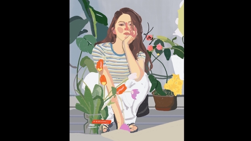 วาดภาพเหมือน Portrait - รับวาดรูป Portrait สไตล์ไม่เหมือนใคร , รับวาดสติ๊กเกอร์ - 6
