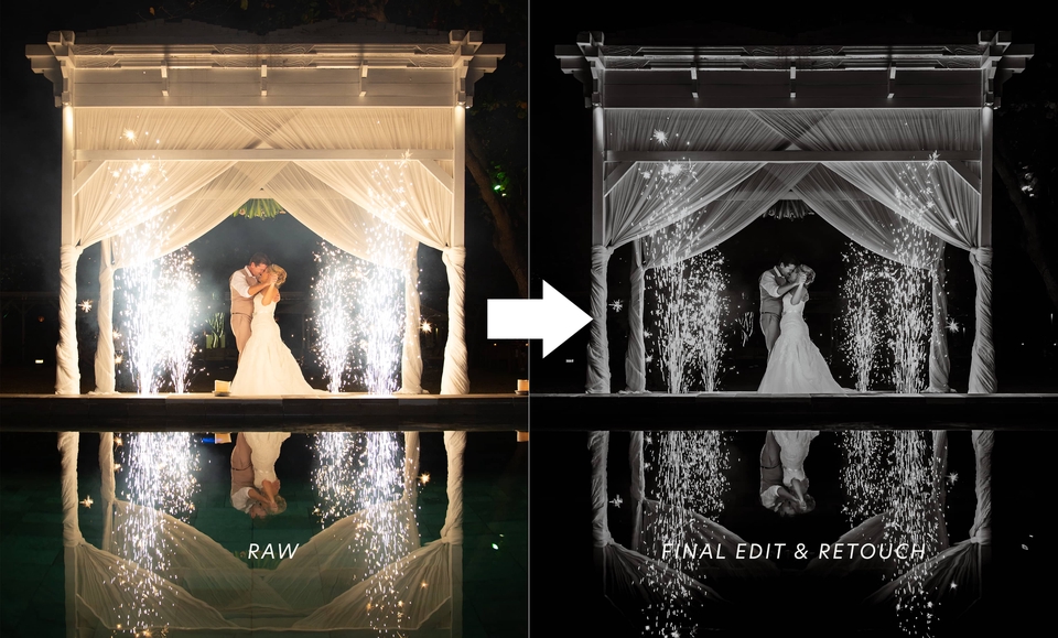 Edit Gambar & Photoshop - Melakukan sortir, edit, dan retouch foto wedding sesuai dengan request - 3