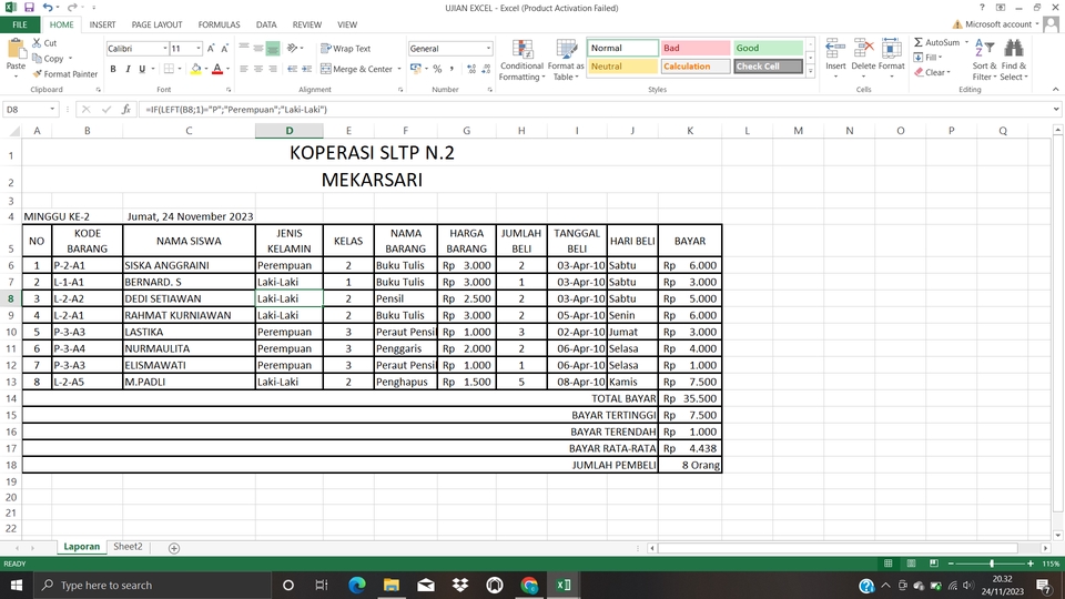 Entri Data - DATA ENTRY & VISUALISASI DATA MURAH - 5